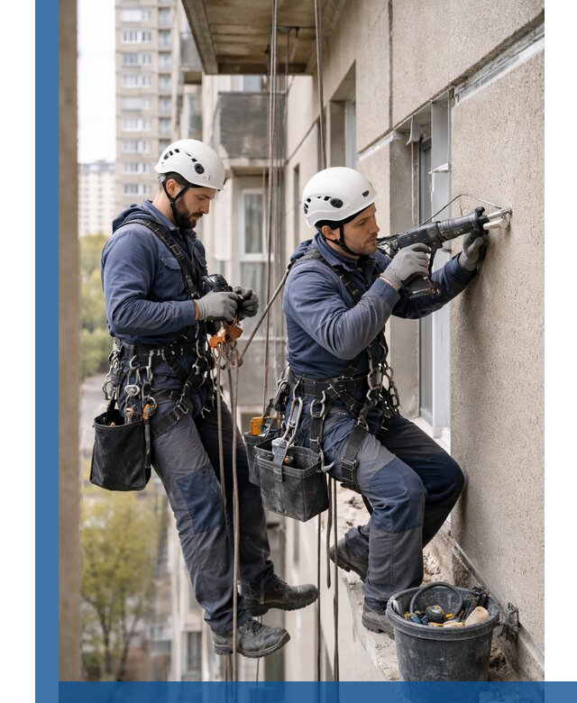 Промышленные альпинисты высотные работы и монтаж в Морозовске